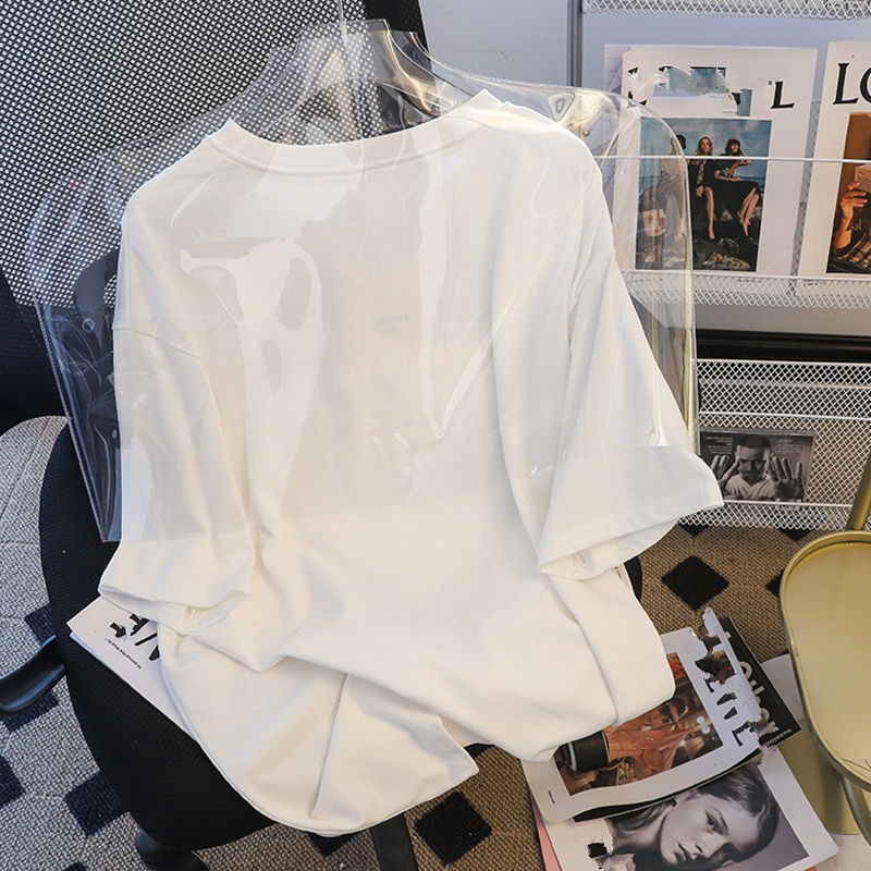 Summer T-shirt Women's Fashion T-shirt Women Graphic Black Girl Cartoon Designer Graphic T-shirt Women - Image 5