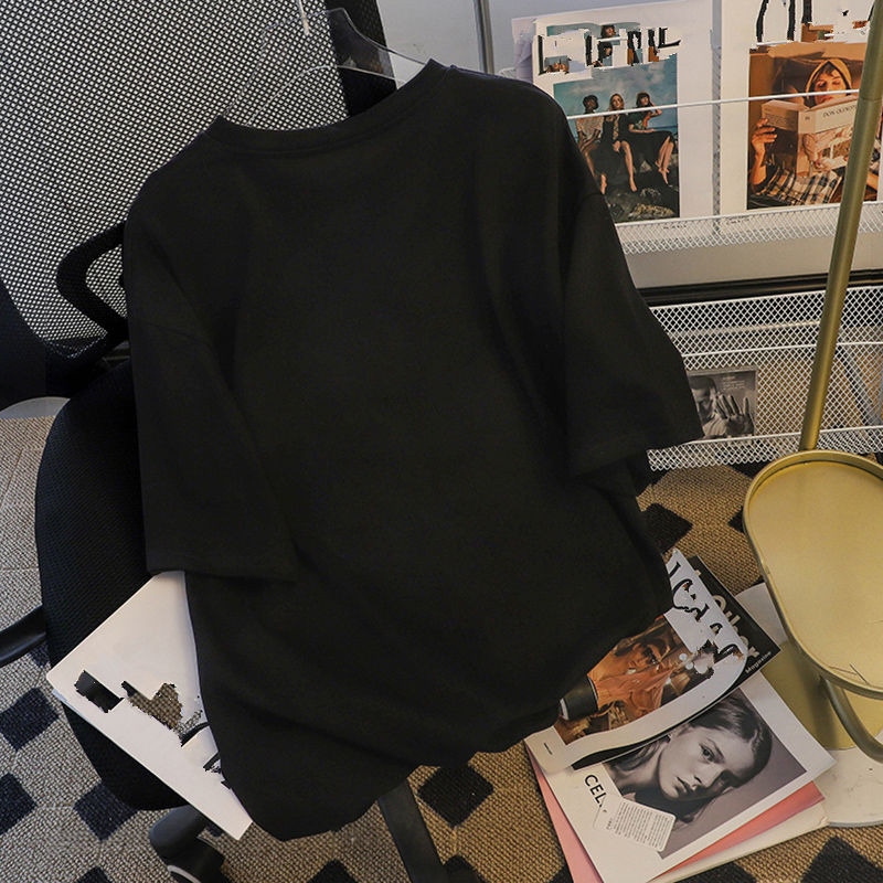 Summer T-shirt Women's Fashion T-shirt Women Graphic Black Girl Cartoon Designer Graphic T-shirt Women - Image 4